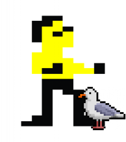 Bruce dusjagr bird